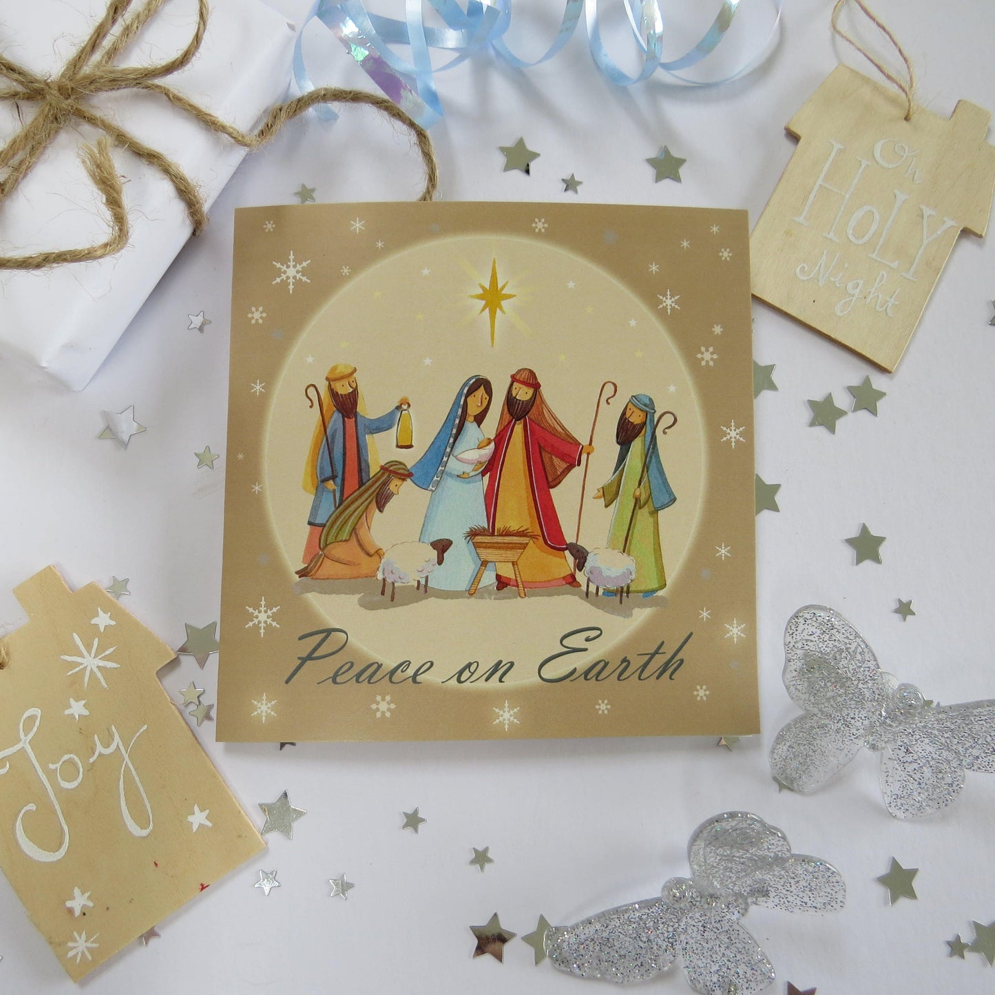 Peace on Earth Pack of 5 Christmas cards