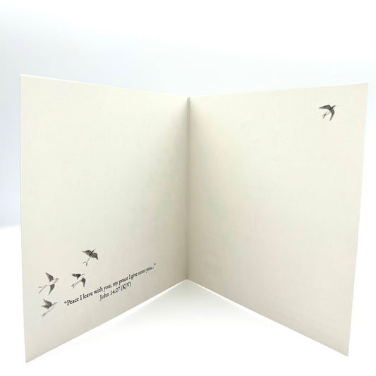 Sympathy Flowers Christian Sympathy Card