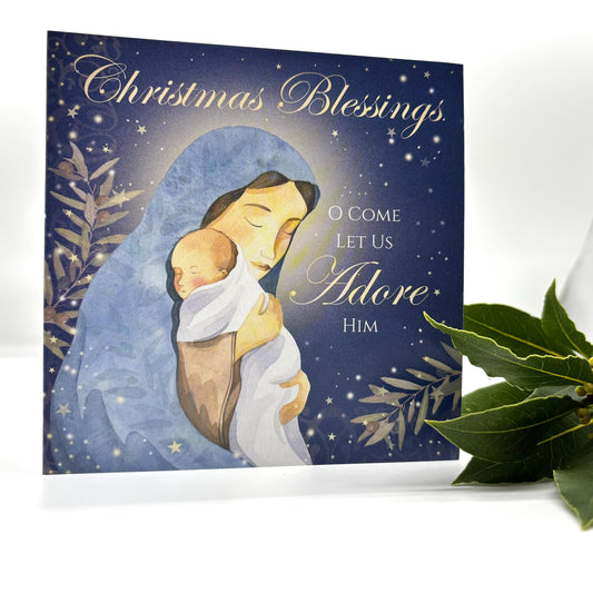 Mary and the Lord Pack of 5 Christmas Cards