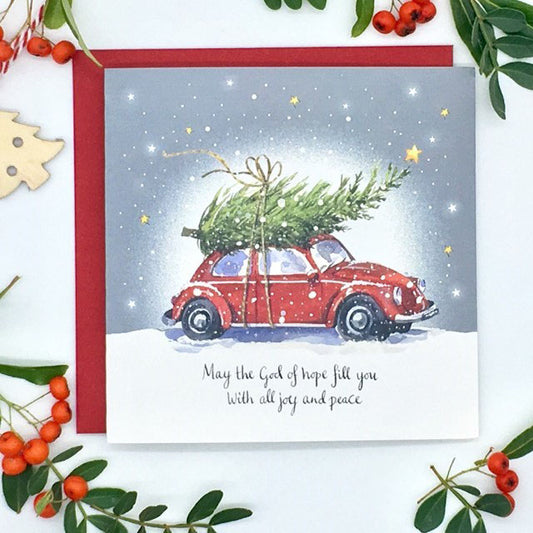 Driving Home Pack of 5 Christmas Cards