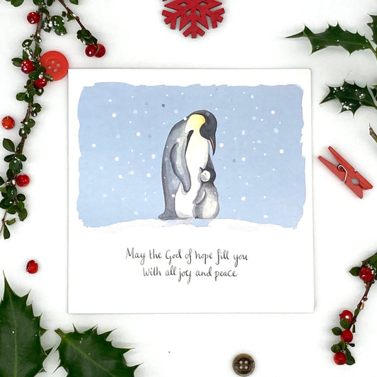 Christmas Penguin Pack of 5 Christmas Cards