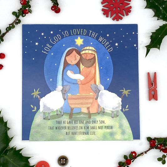 Mary and Joseph Pack of 5 Christmas Cards