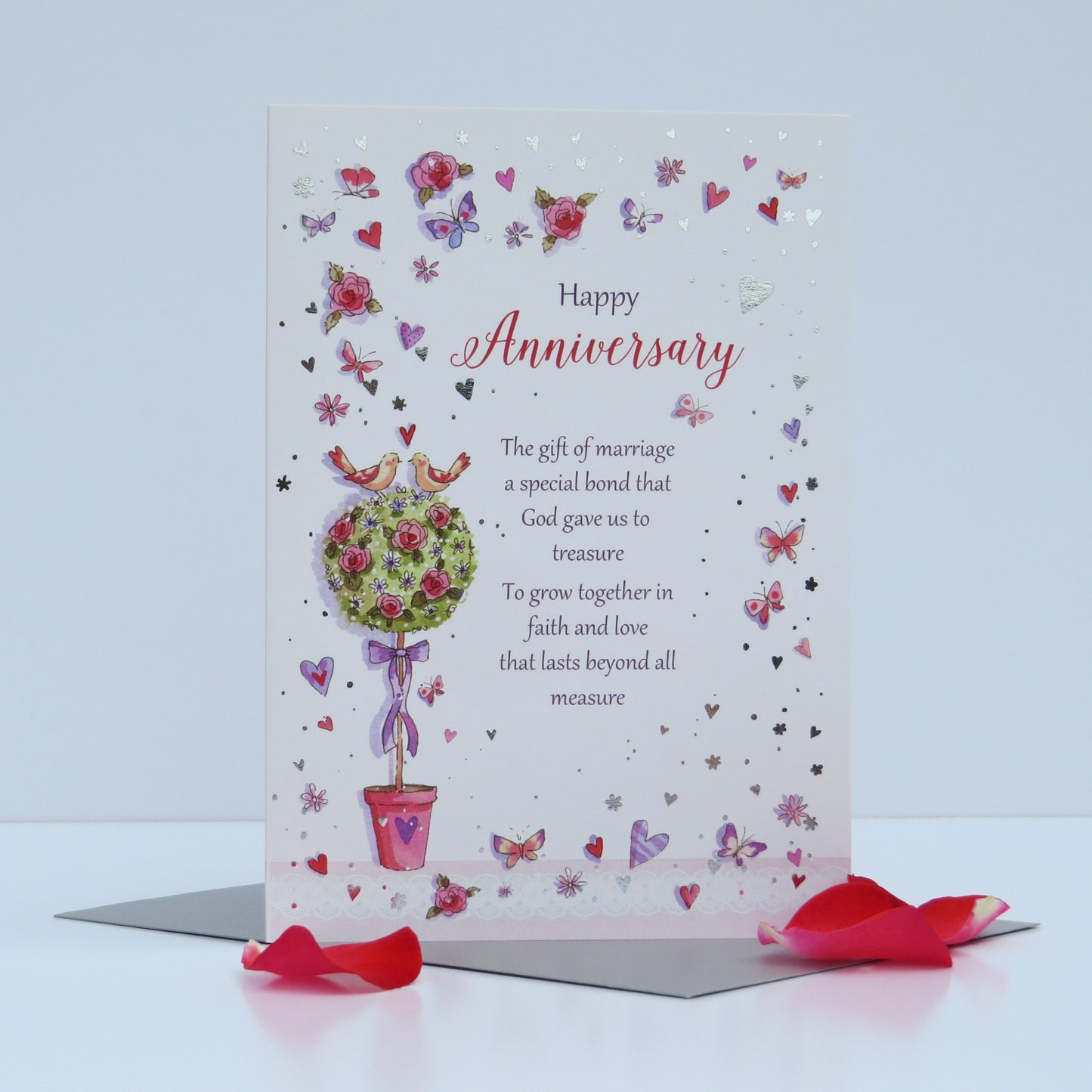 Love Tree Anniversary Card