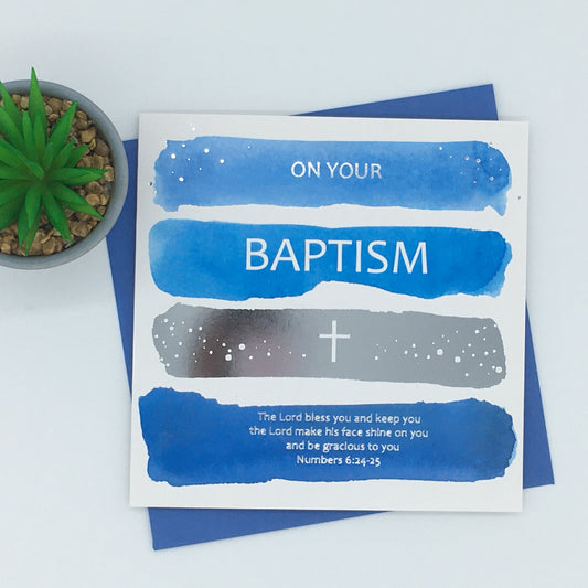 Baptism Blessing Card