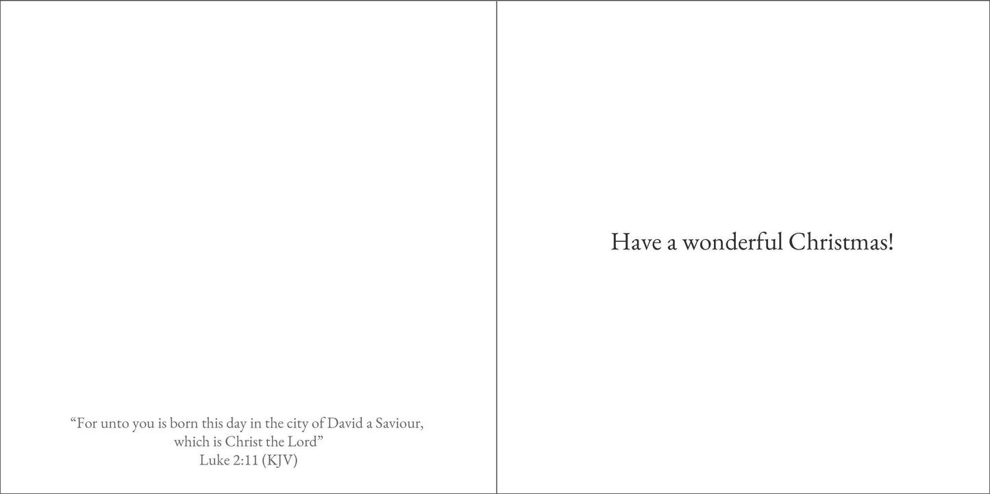 O Little Town Pack of 5 Christmas Cards