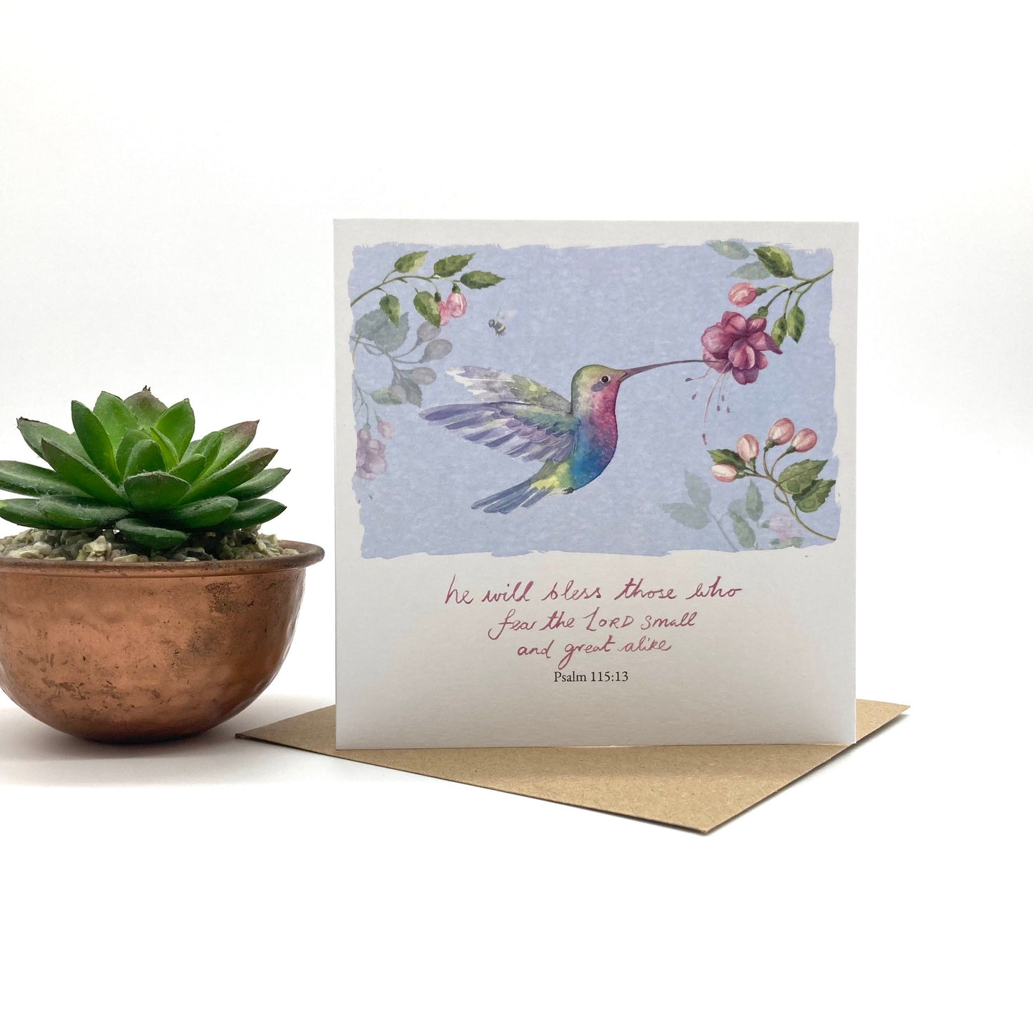 Hummingbird Notecard