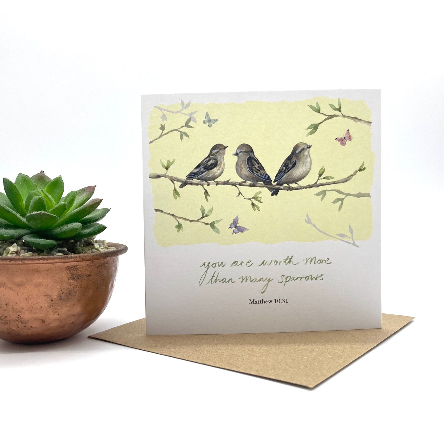 Sparrows Notecard