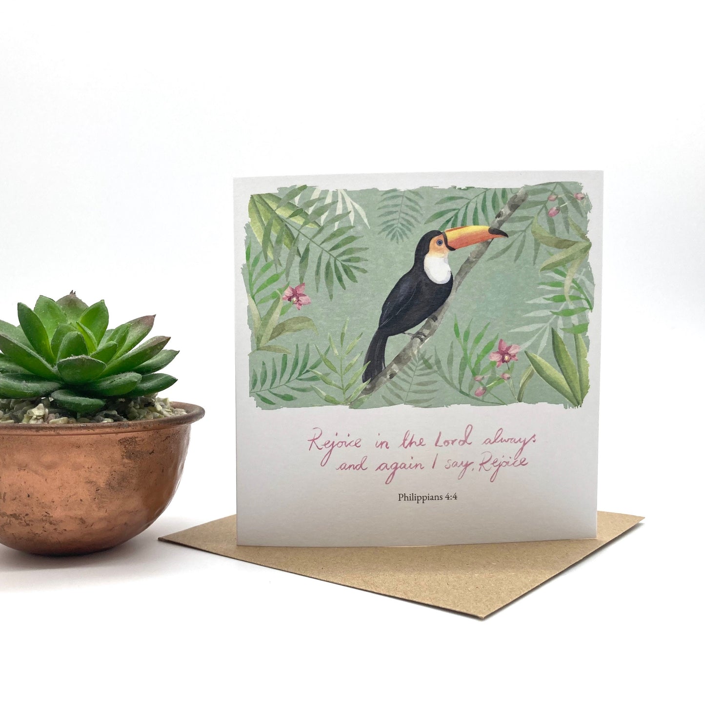 Toucan Christian Notecard