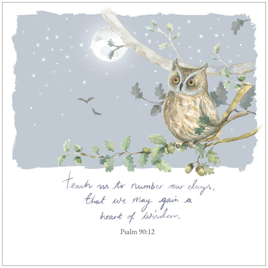 Owl Christian Notecard
