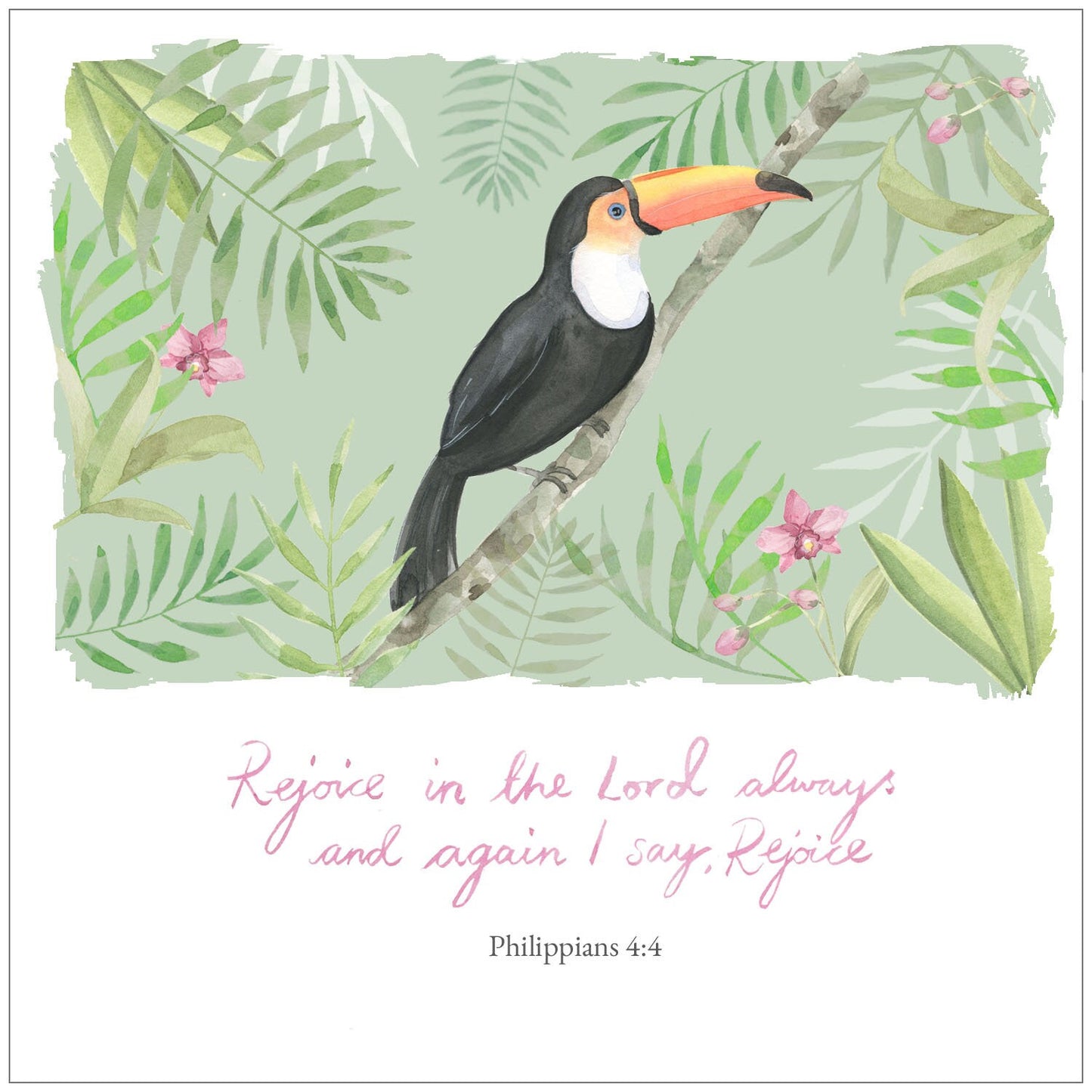 Toucan Christian Notecard