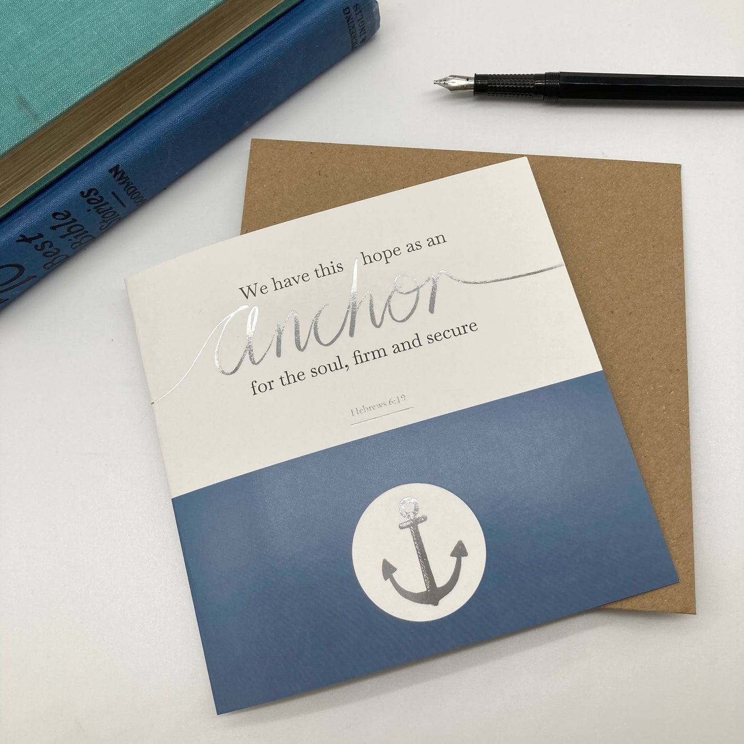 Firm and Secure Foil Notecard