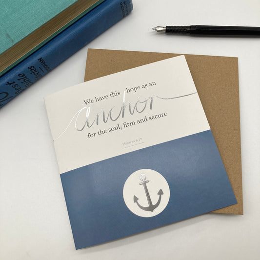 Firm and Secure Foil Notecard