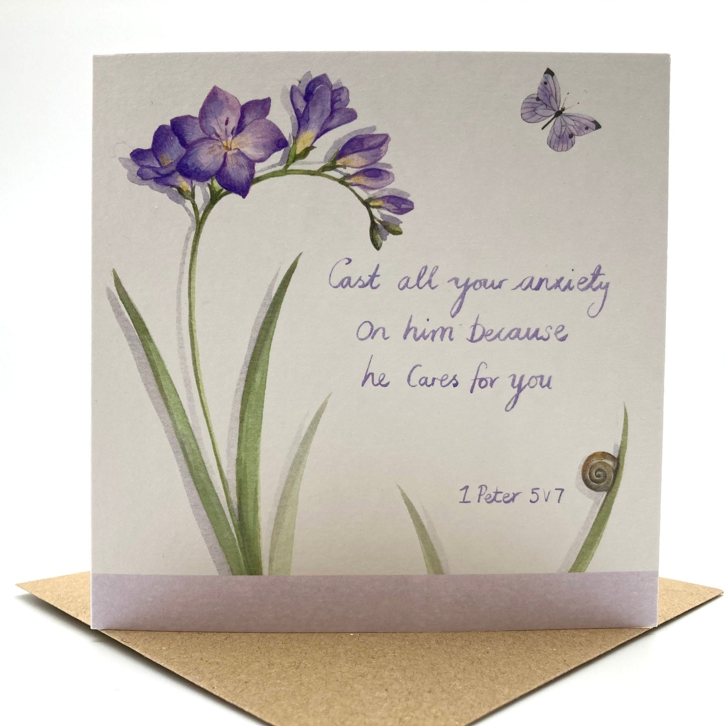 Freesia Notecard