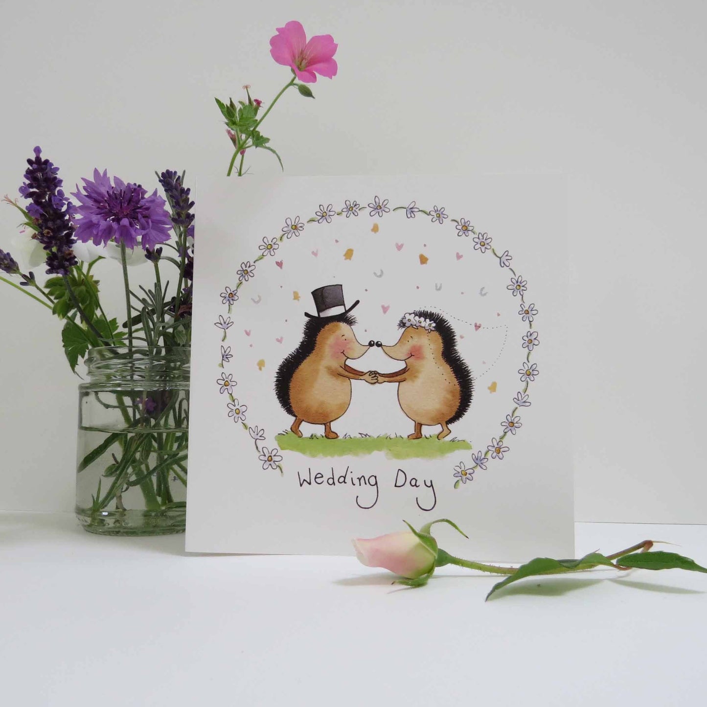 Wedding Hedgehogs Card