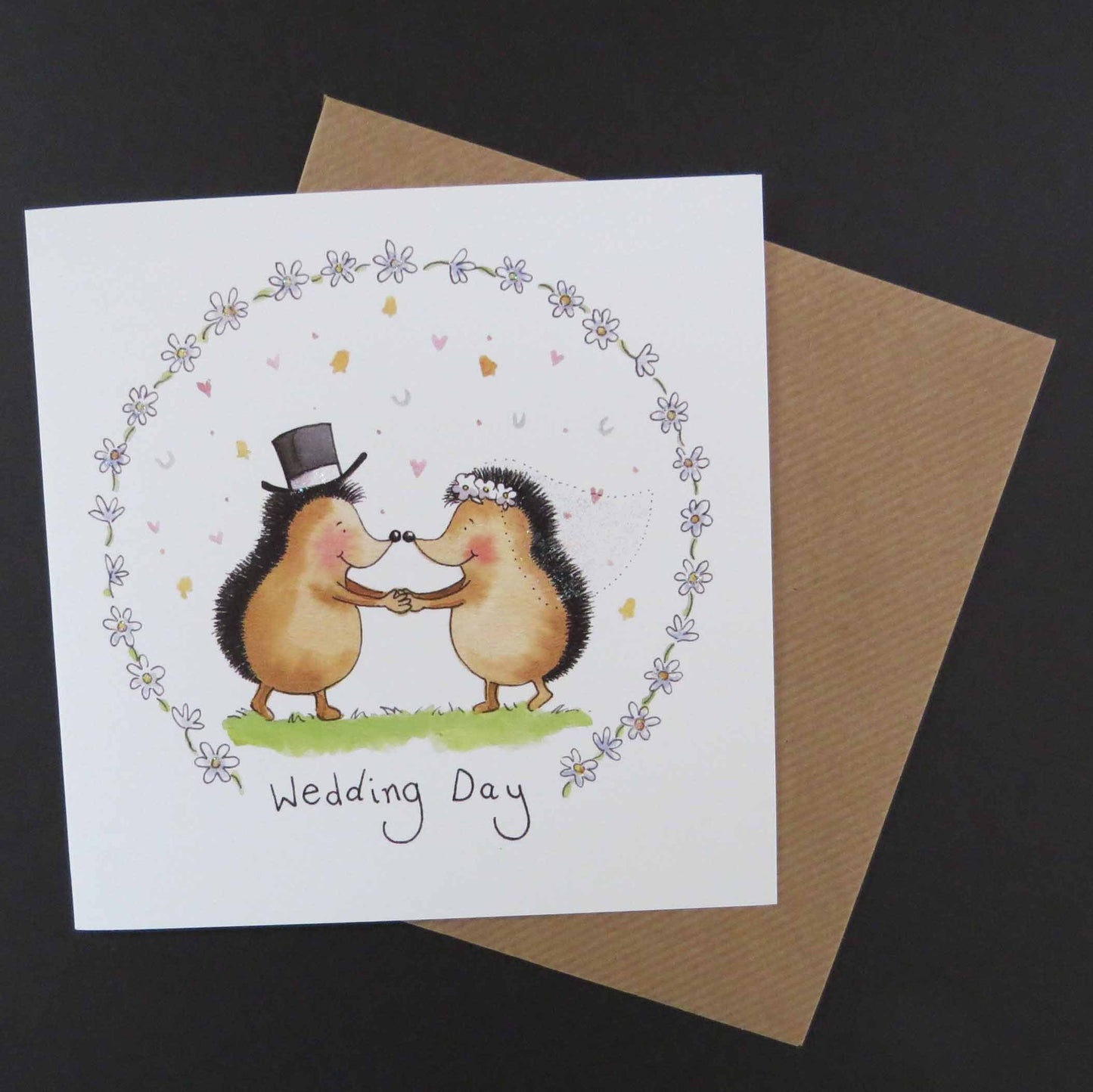 Wedding Hedgehogs Card