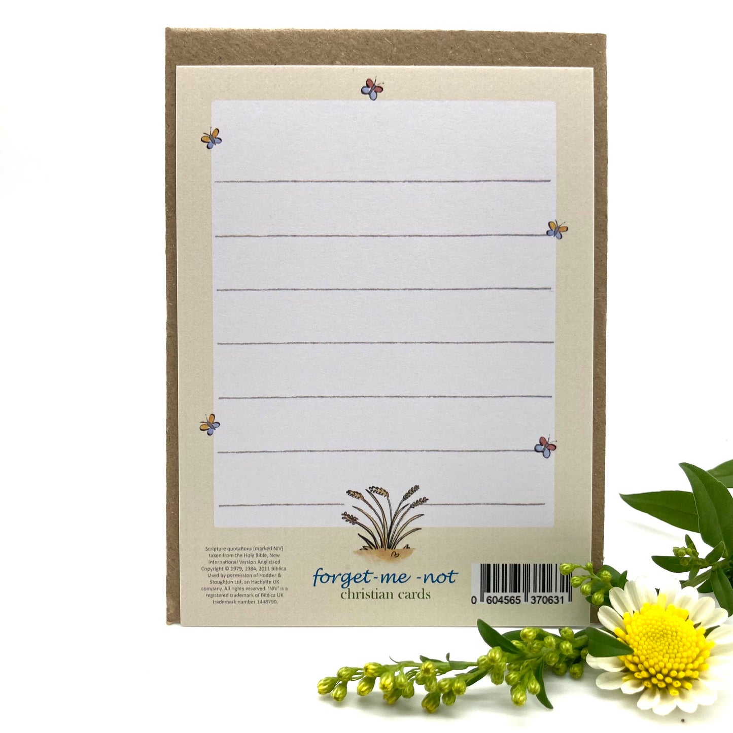 Plans Elephant Keepsake Card