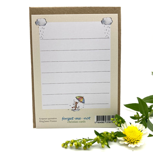 Walk By Faith Elephant Keepsake Card