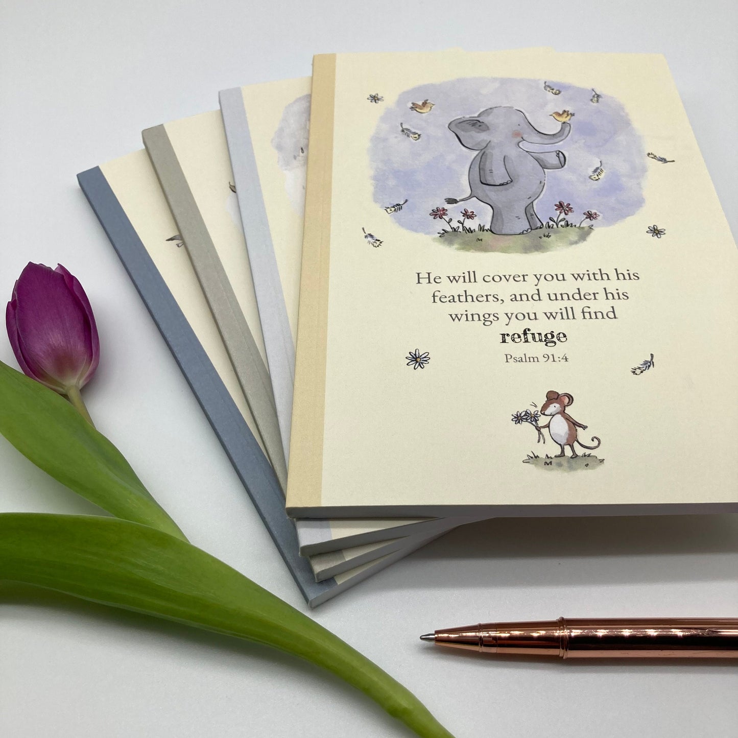 A5 Faithful Elephant Notebook