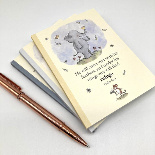 A6 Faithful Elephant Notebook