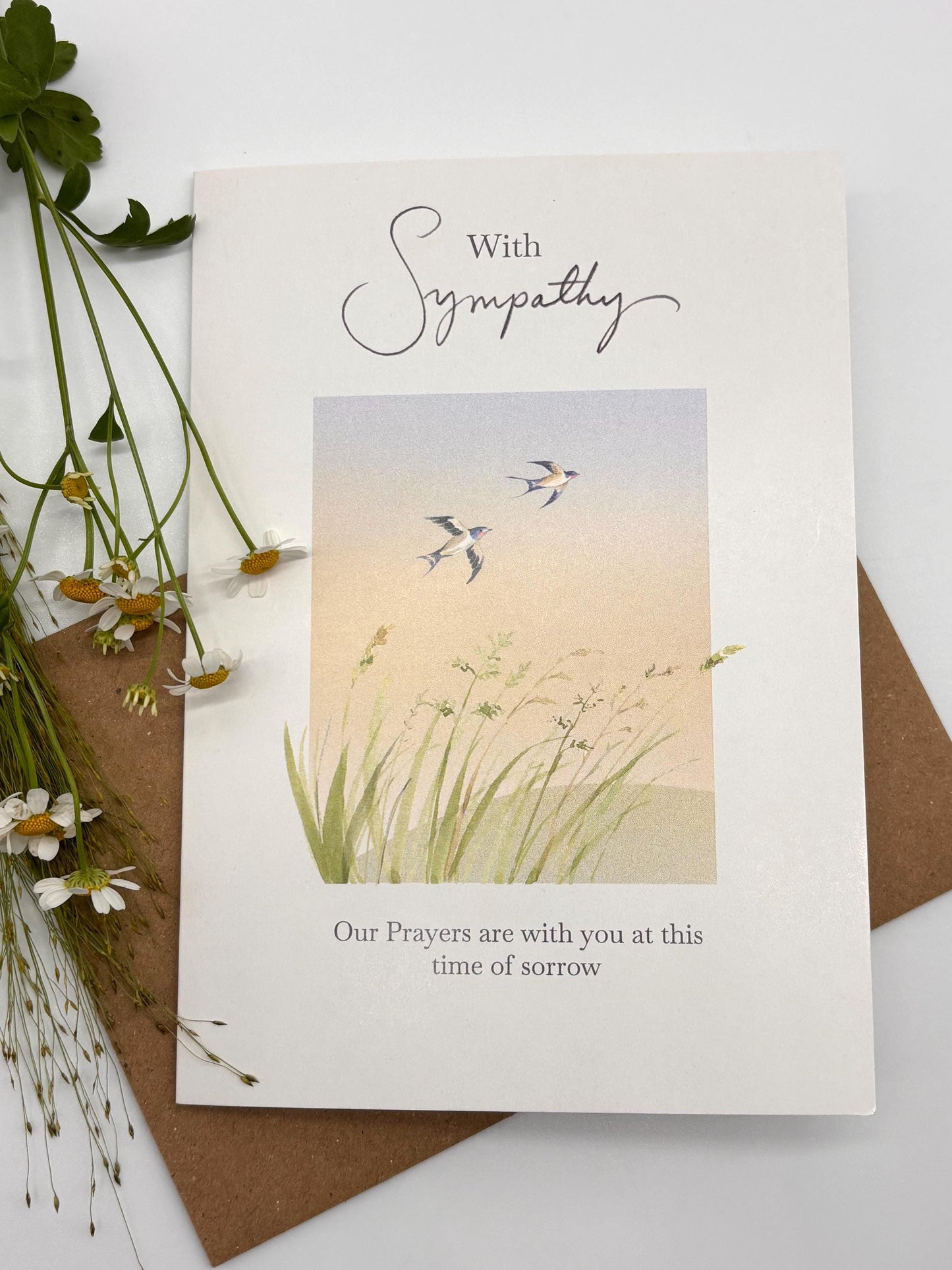 Sympathy Birds - Christian Sympathy Card