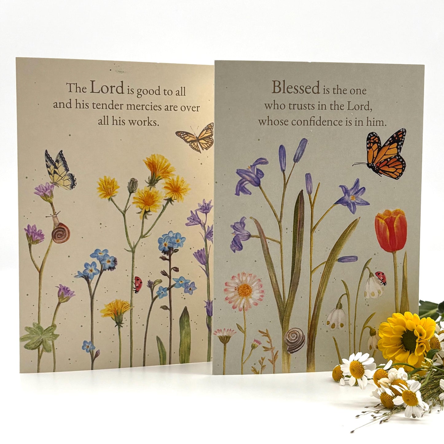 Floral Notes - Pack of 6 Christian Notecards