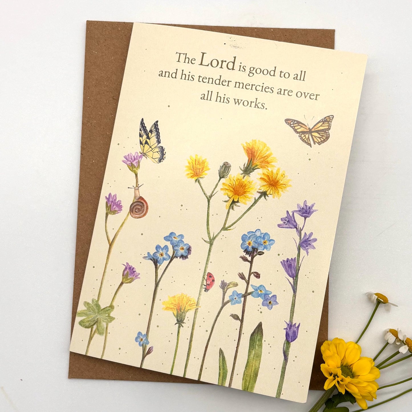 Floral Notes - Pack of 6 Christian Notecards