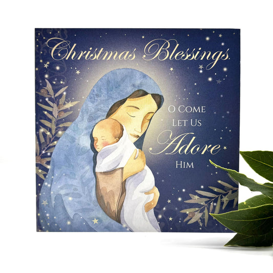 Mary and the Lord Pack of 5 Christmas Cards