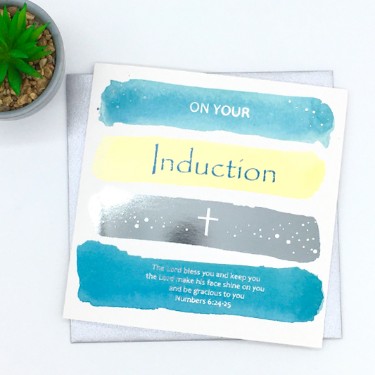 Induction Blessing Card
