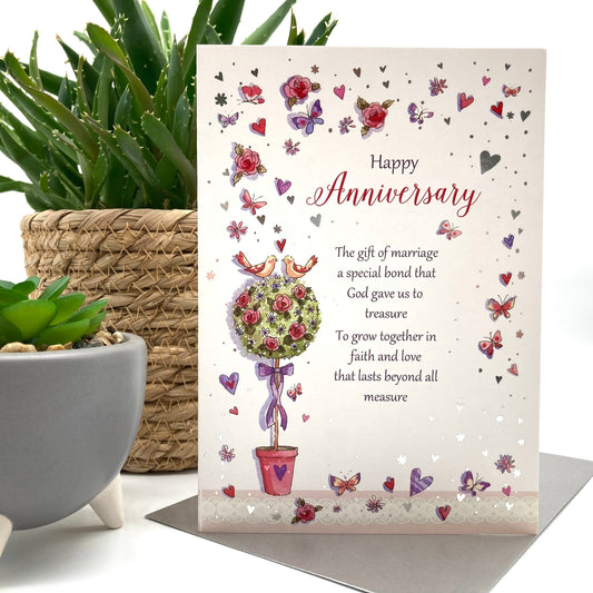 Love Tree Anniversary Card