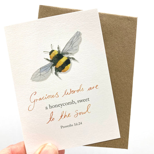 Honeycomb Mini Notecard