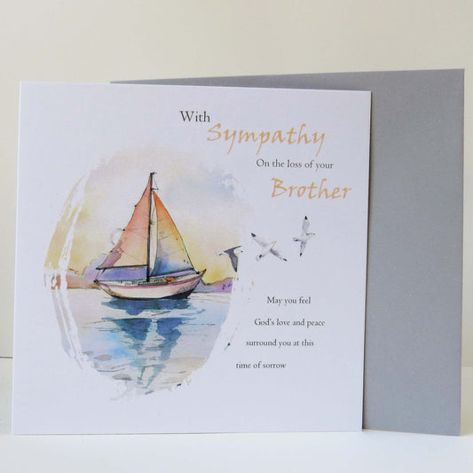 Still Waters Brother Sympathy Card