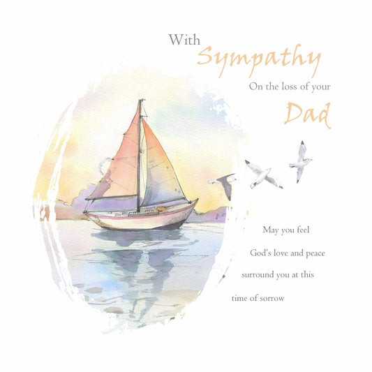 Still Waters Dad Sympathy Card