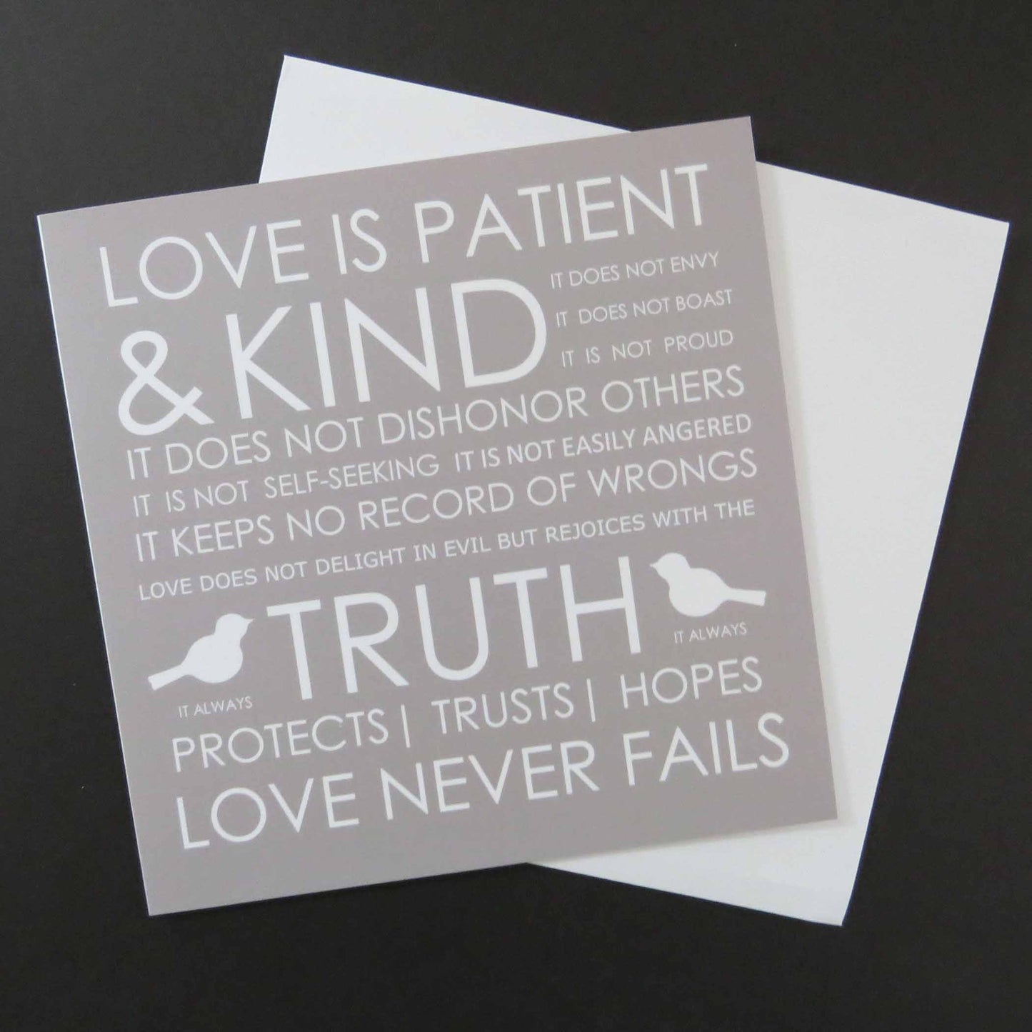 Love is Patient Card
