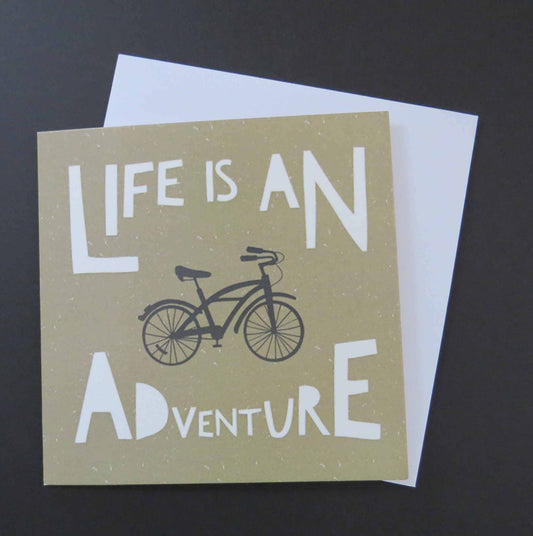 Life is An Adventure Birthday Card