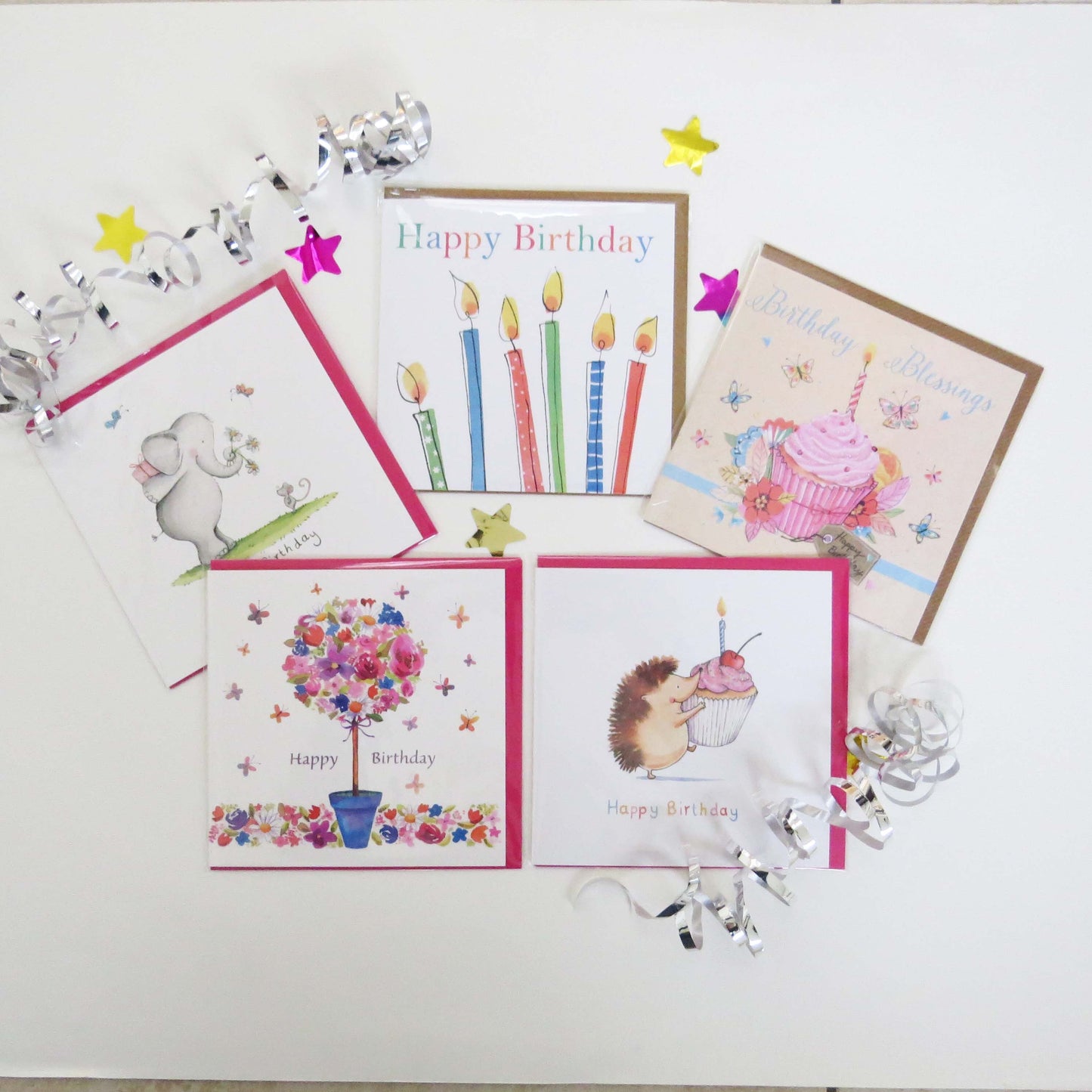 5 Christian Birthday Cards Bundle