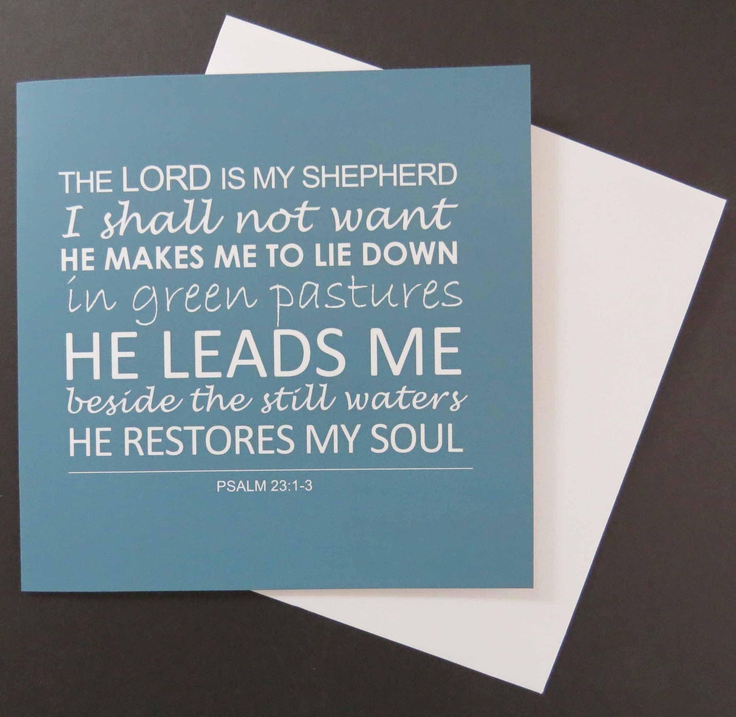 The Lord Is My Shepherd Notecard