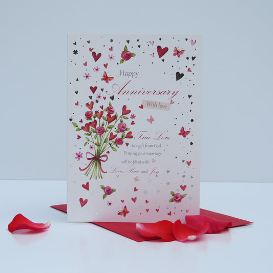 Anniversary Roses Card