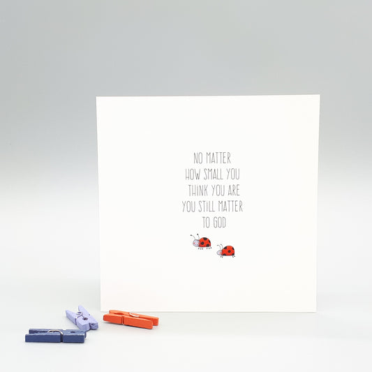 Ladybird Notecard