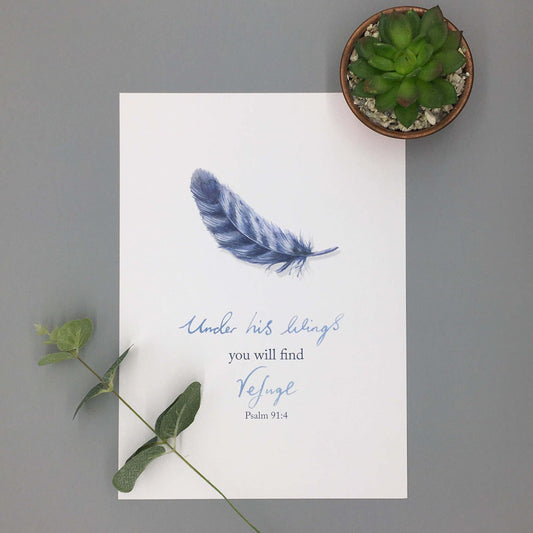 Under His Wings Print