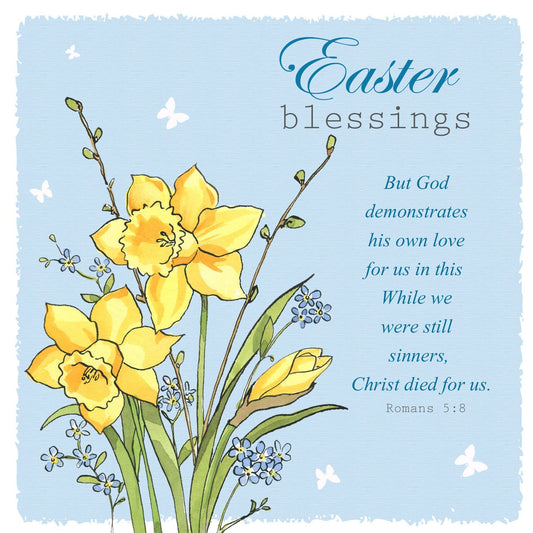 Spring Flowers Easter Card