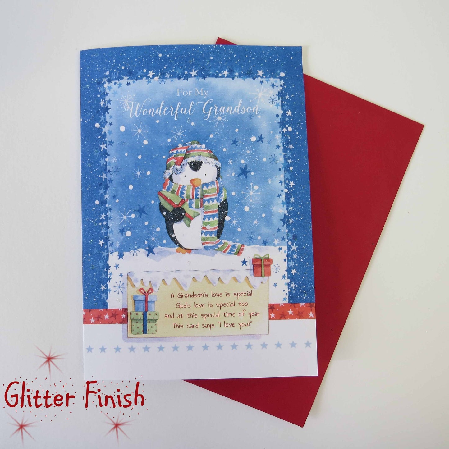 For My Wonderful Grandson Relation Card