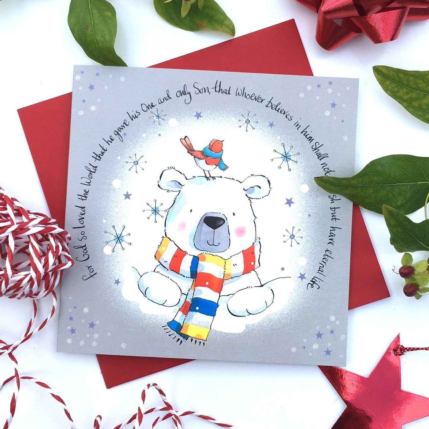 Polar Bear 5 pack Christmas Cards