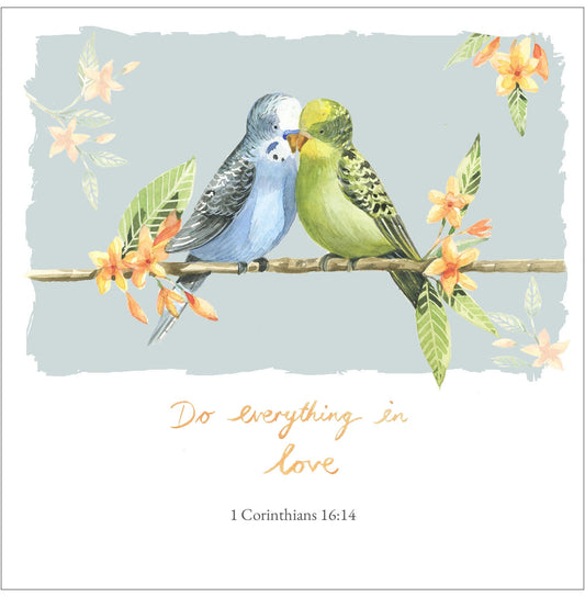 Budgies Notecard