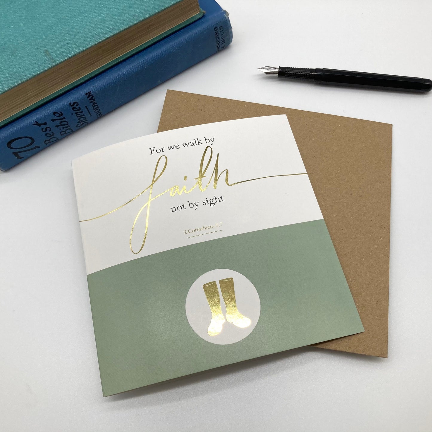 For We Walk Foil Notecard