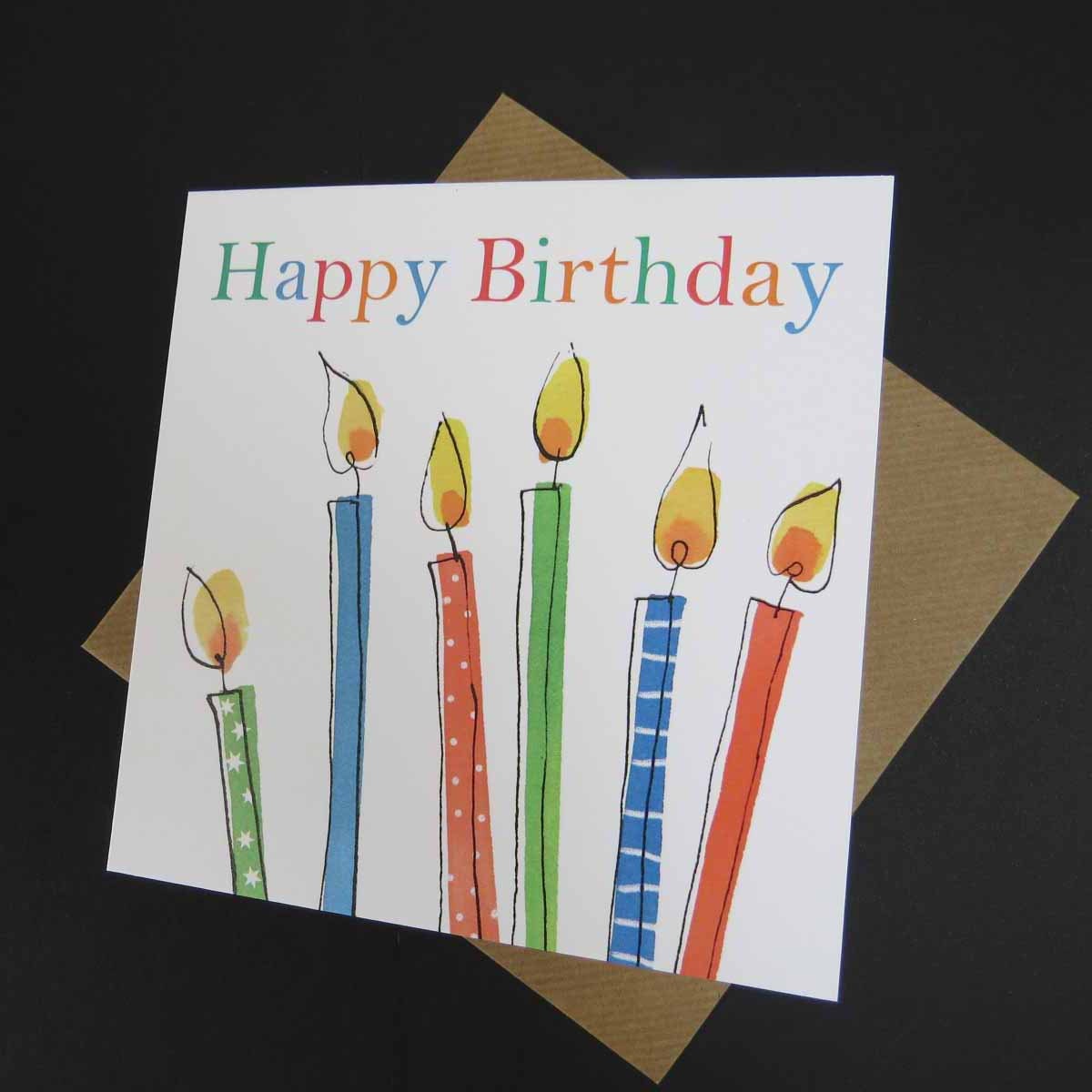 Candles Birthday Card