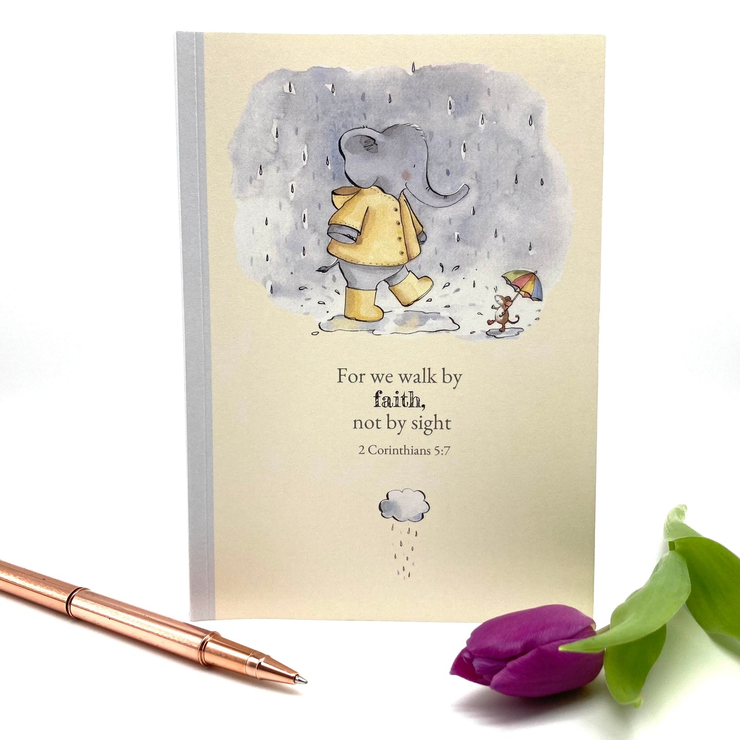 A5 Faith Elephant Notebook
