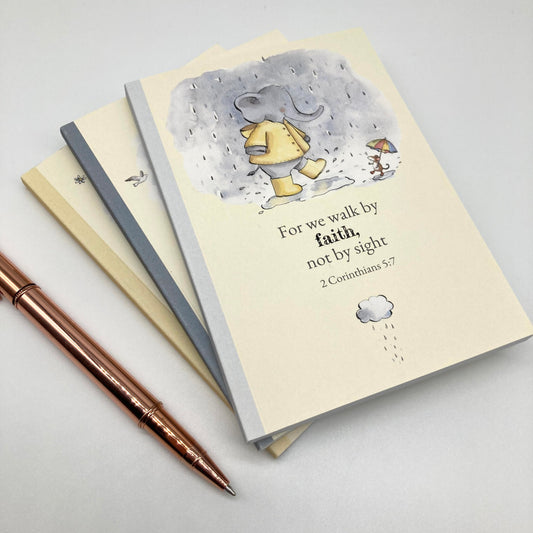 A6 Faith Elephant Notebook