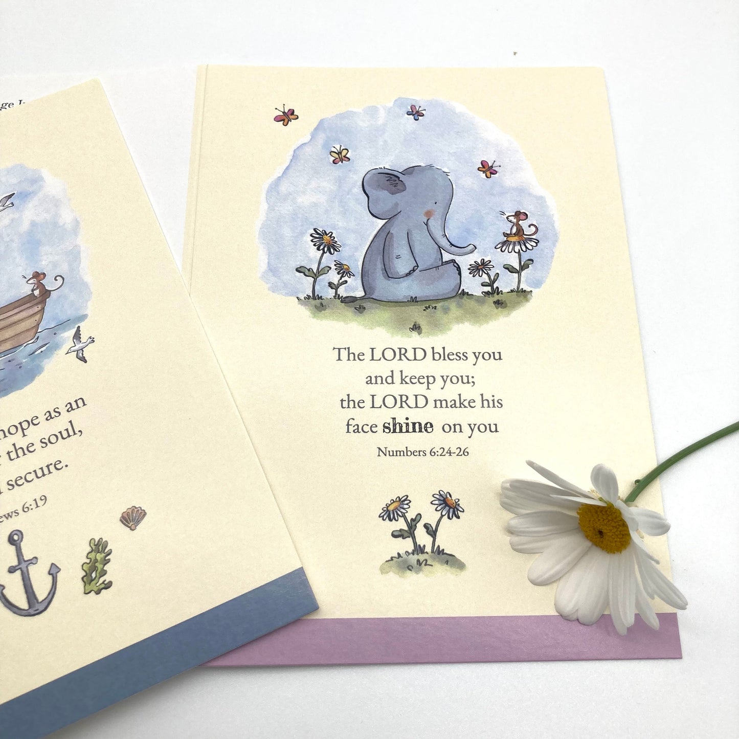 The Lord Bless You Elephant Card