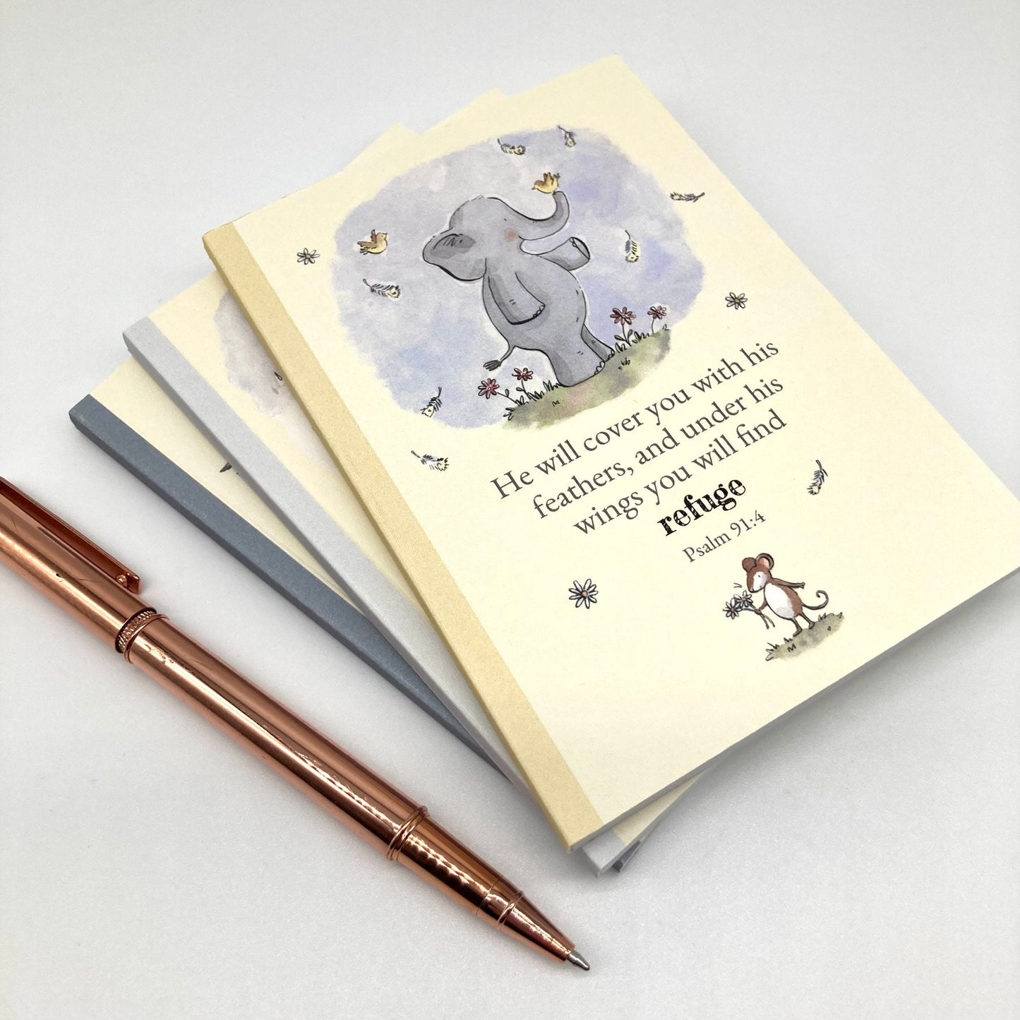 A6 Faithful Elephant Notebook